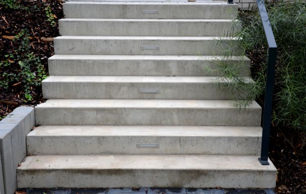Poured Step Installation in Rockledge