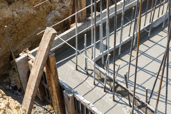 Concrete Footing Pouring in Rockledge