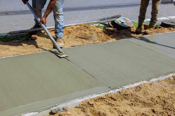 Cement Pathway Installation in Rockledge