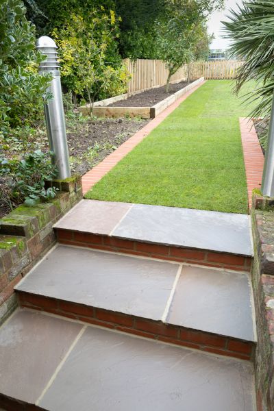 Backyard Steps Installation in Rockledge