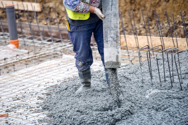 Cabin Foundation Pouring in Rockledge